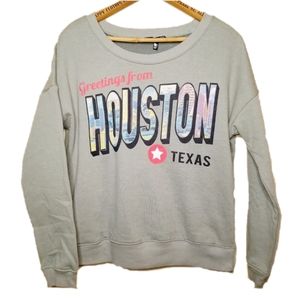Greetings from Houston Grey Sweatshirt